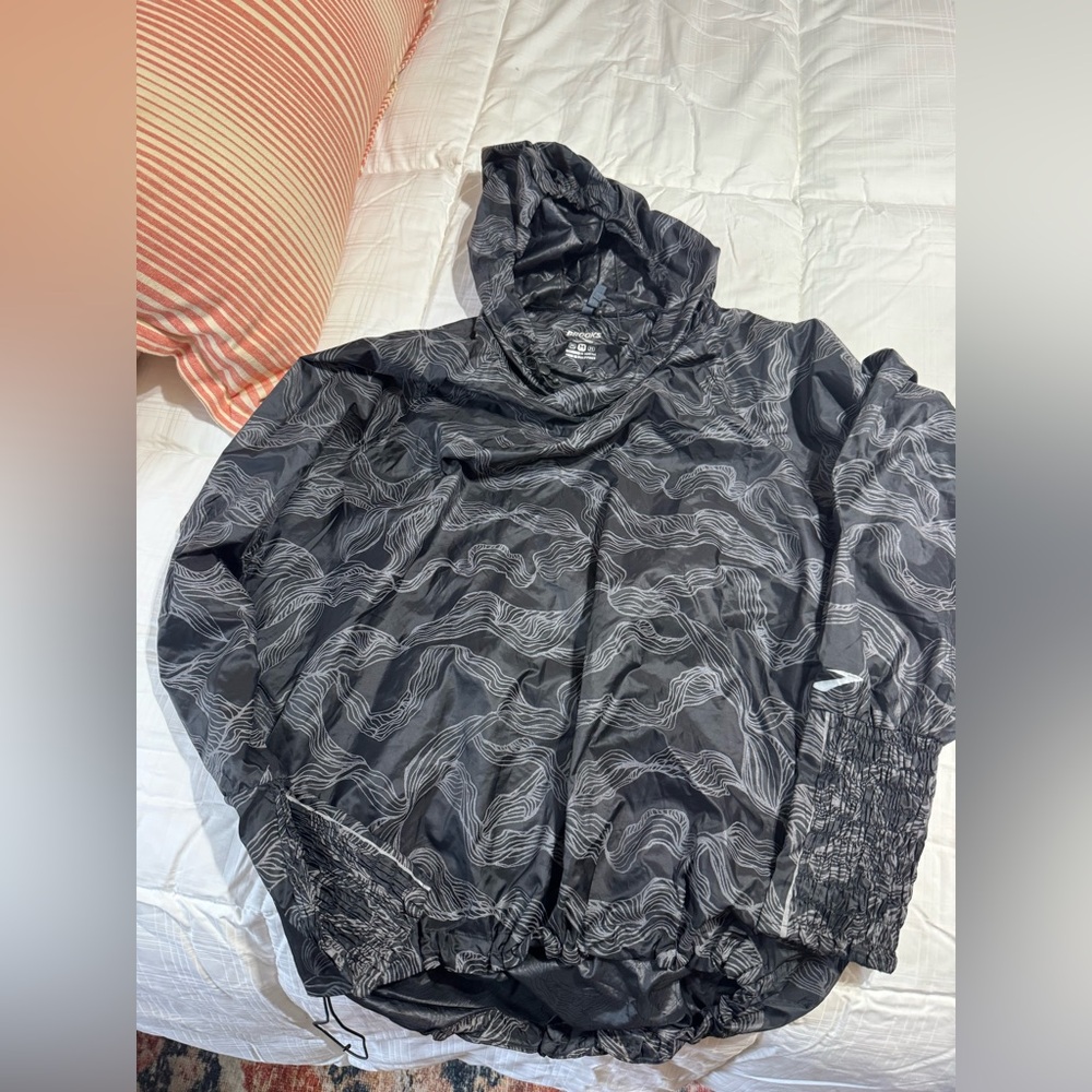 Black and Gray Hooded Jacket